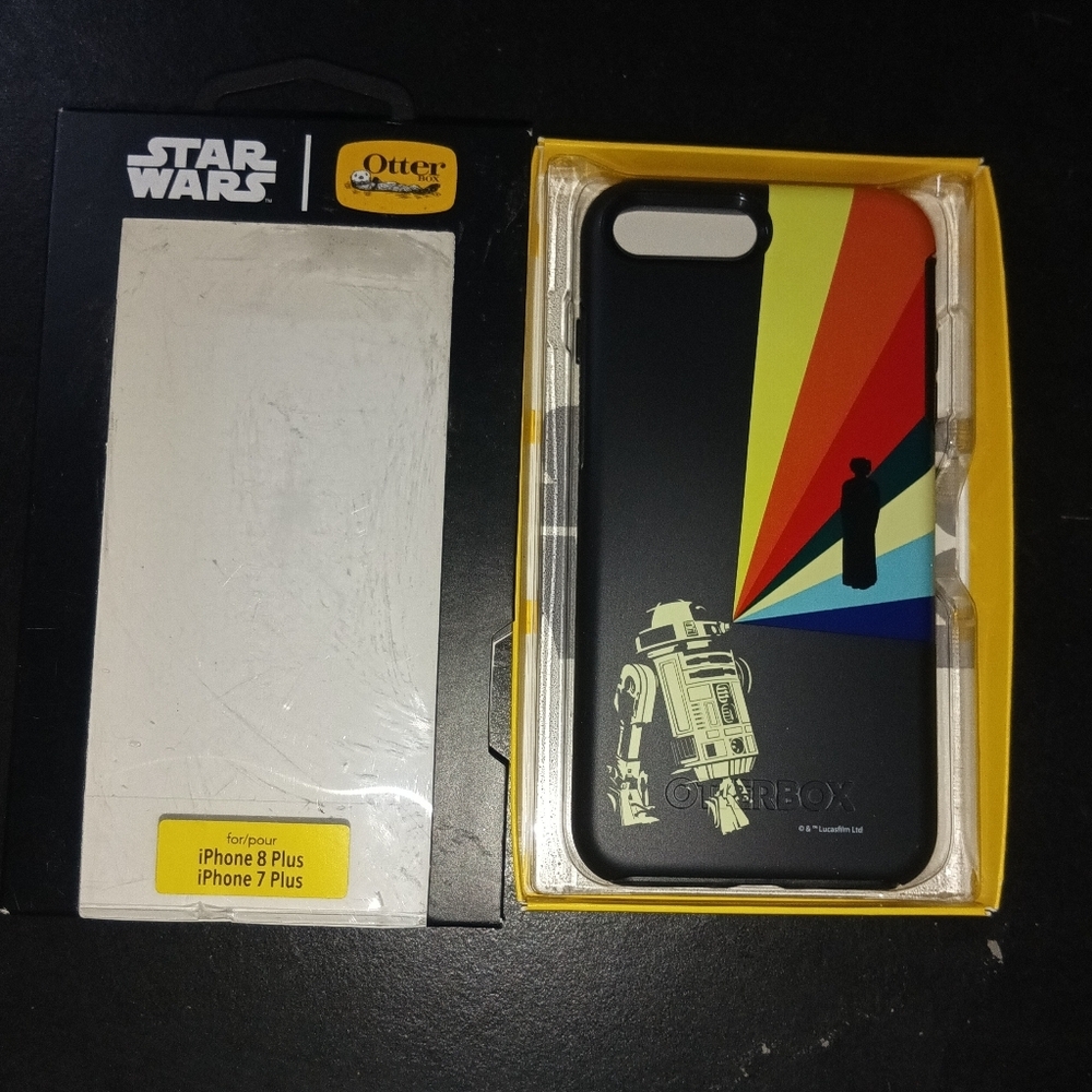 Star Wars OtterBox R2-D2 & Leia Symmetry Case for iPhone 8 Plus / 7 Plus - Picture 4 of 4